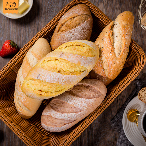 贝奥原麦欧包卡热量低油少糖代餐食品全麦面包杂粮早餐零食整箱