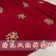 垂软 纯色绣花 肌理双绉麻绸布 夏季上衣服装连衣裙子手工diy面料