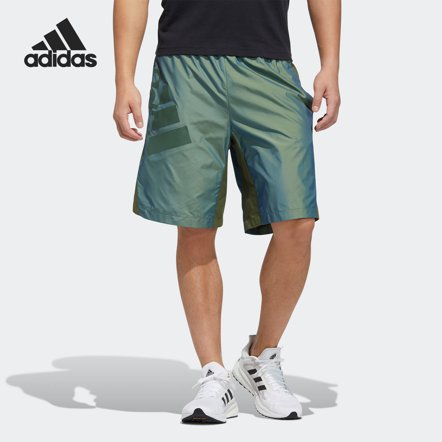 Adidas/阿迪达斯正品 新款男子夏季休闲运动型格舒适短裤GN0772