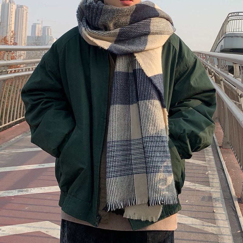 围巾男生