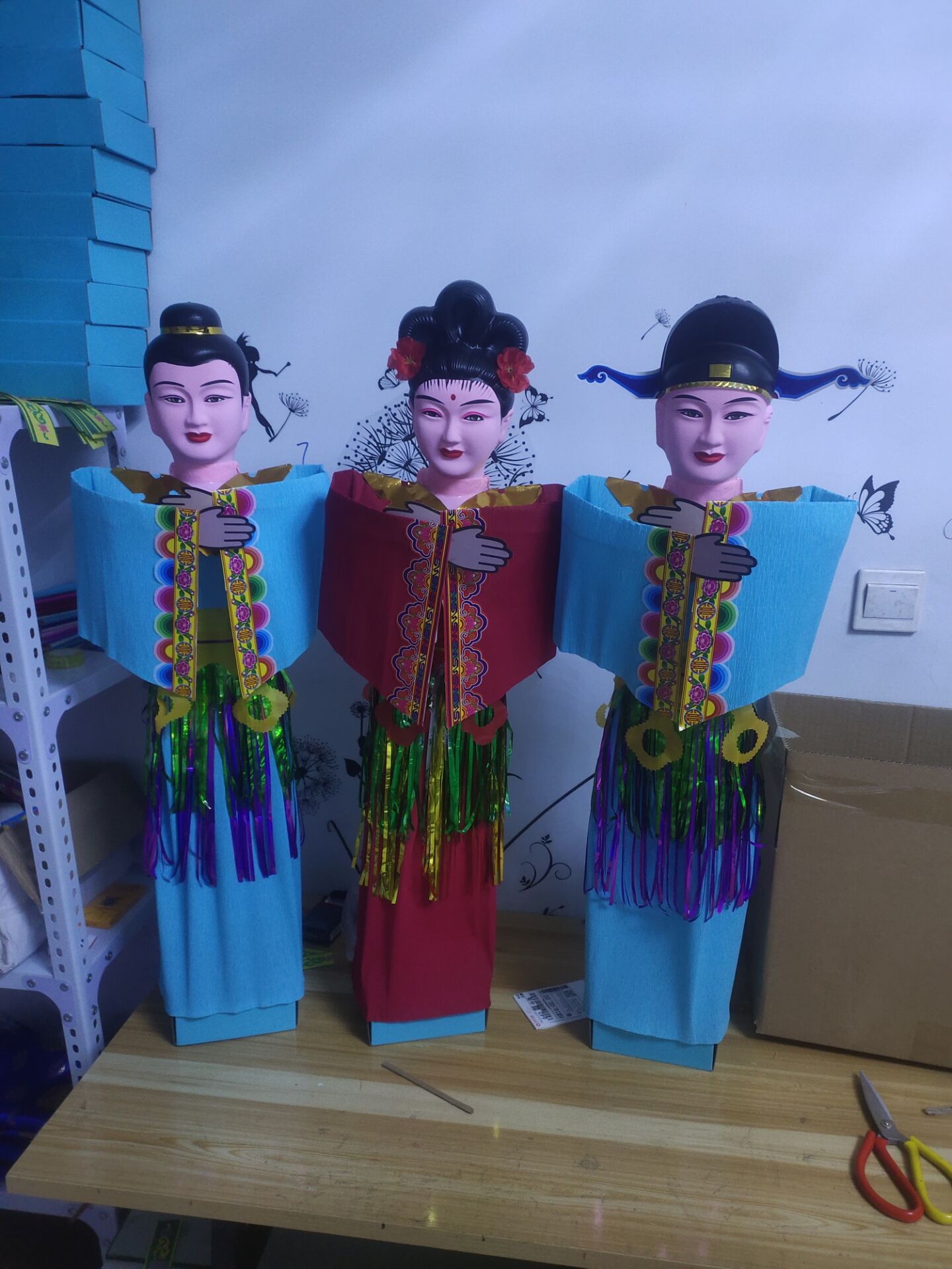 纸人布人童男童女金童玉女殡葬白事用品可定制还童子全国包邮