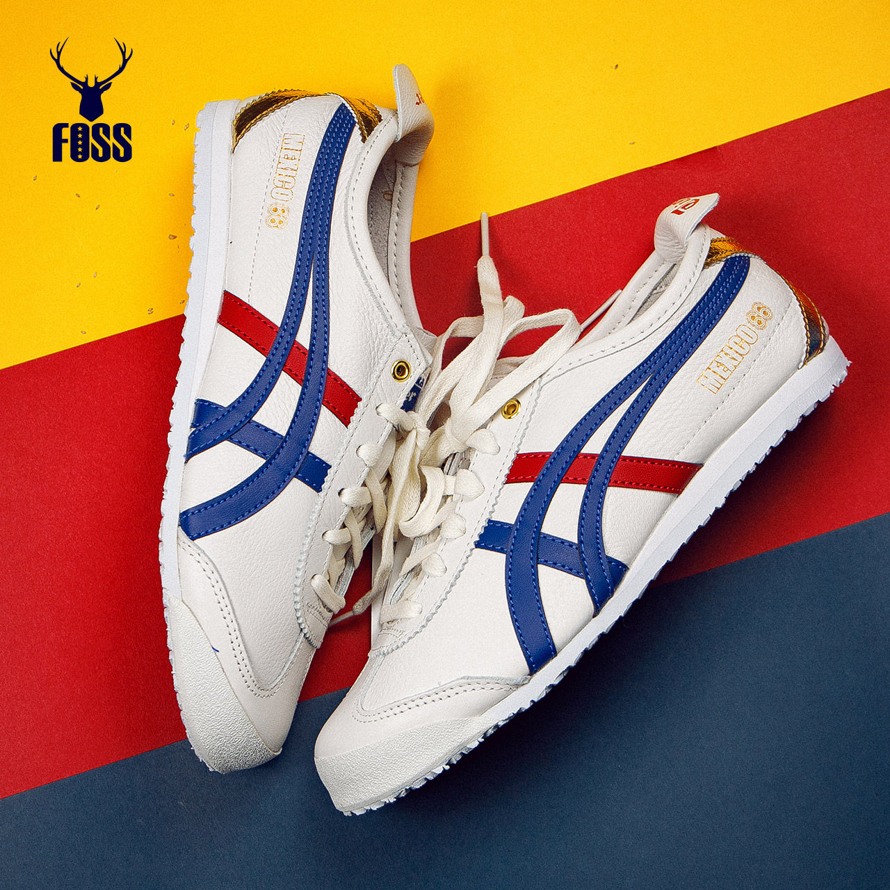 【foss】onitsuka tiger/鬼冢虎mexico 66男女休闲鞋d507l-0152-foss
