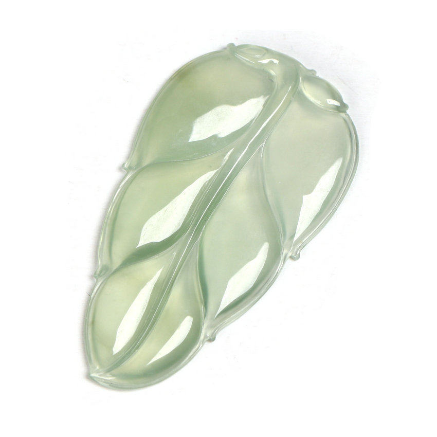 【金枝玉叶】老坑玻璃种金黄起光 精品叶子 3.02g