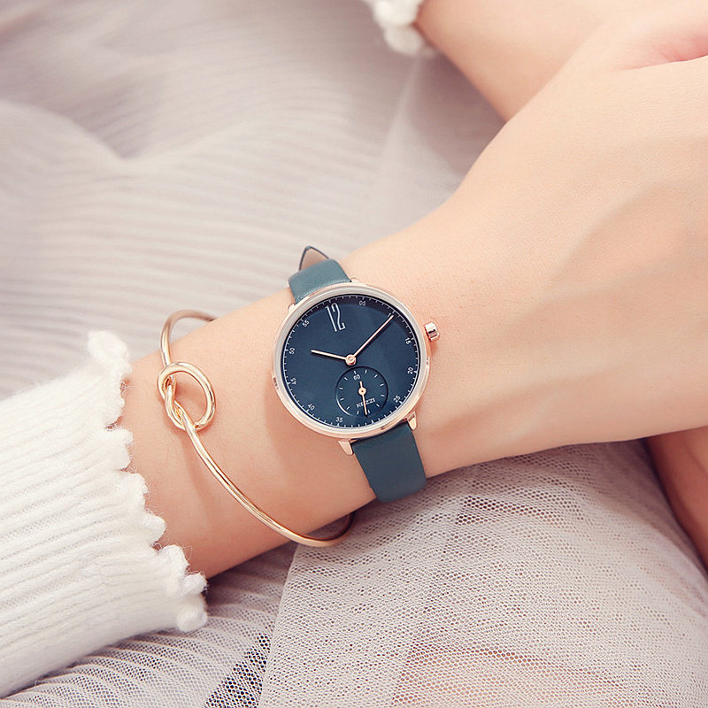 省10元 手表情侣韩版简约潮流大表盘男女中学生创意手表ulzzang个性男
