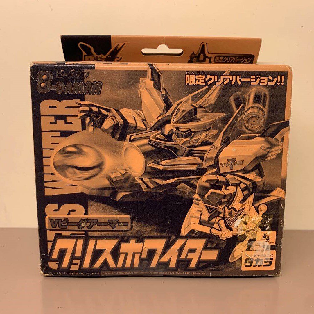takara日版弹珠人水晶白战士透明限定版