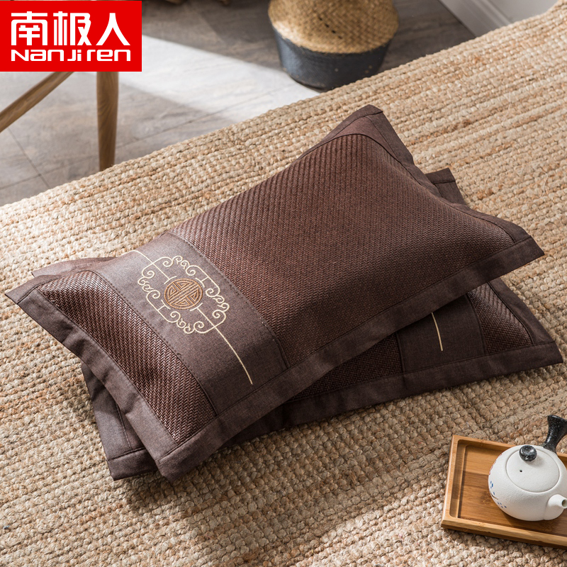 夏天凉席枕头护颈枕芯茶叶夏季竹凉枕单人凉爽夏双人藤枕冰丝家用|msdalam kategori seperai dan bantal, 枕头, 保健枕 - dari Buy2taobao.com untuk memberikan perkhidmatan ejen Taobao profesional membeli
