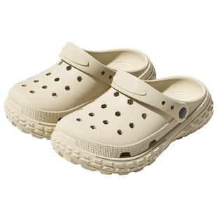 男童洞洞鞋儿童2024新款夏季室外中大童男孩包头凉鞋凉拖鞋外穿