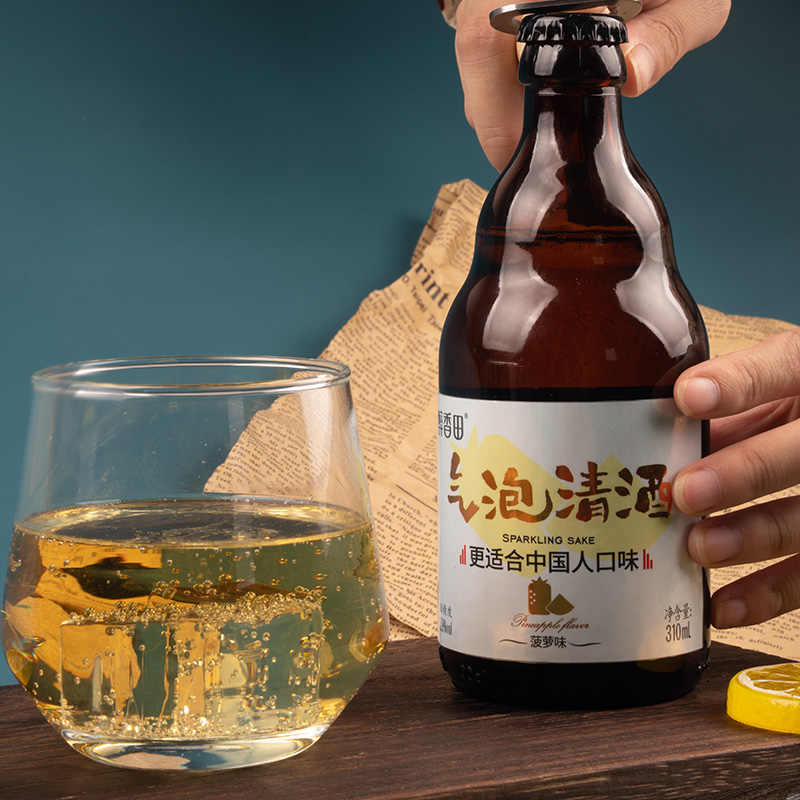 醉香田3.9度清酒气泡酒菠萝味310ml*2瓶中国清酒果酒低度酒|ruв категории вино, ликер/вино - от Buy2taobao.com для оказания профессиональной услуги покупки агента Taobao