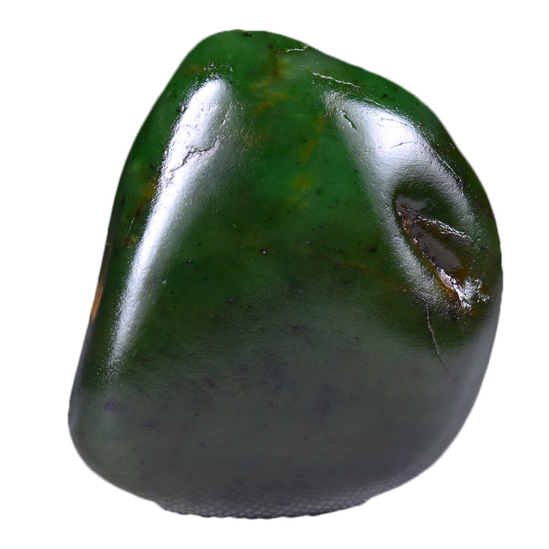 罕见藏品【天然碧玉原石】和田玉原石 细腻籽碧老坑油疙瘩 211g