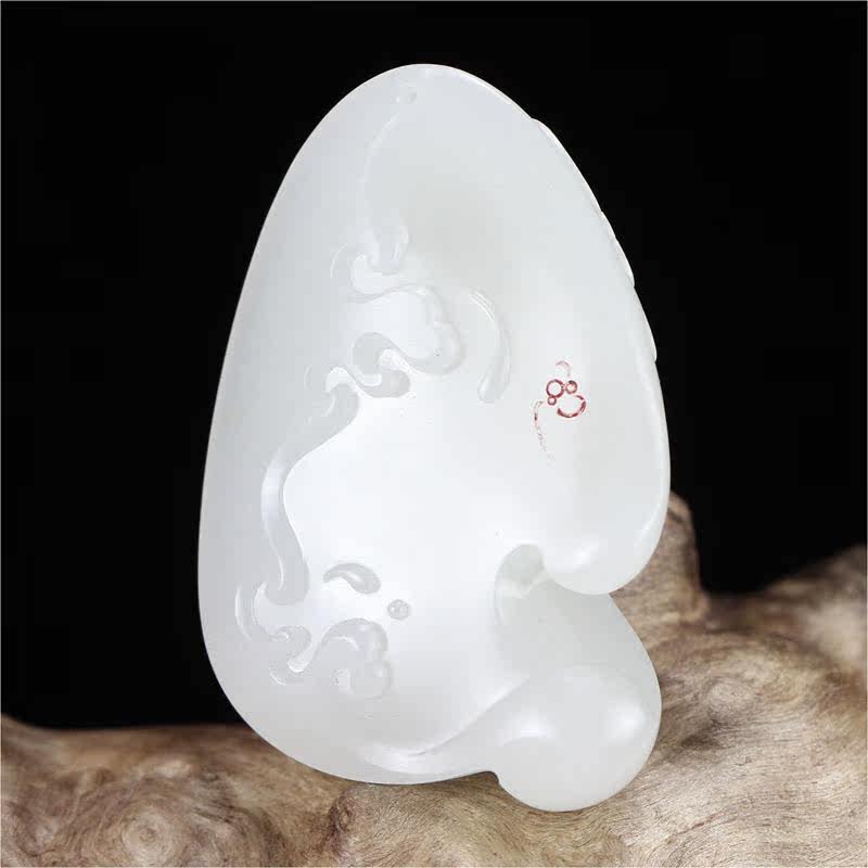 省级玉雕大师李俊杰 新疆和田白玉籽料 闻香识女人 挂件 32克