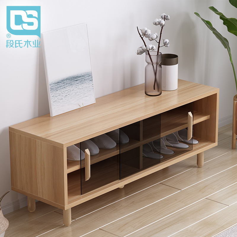 ins简约现代实木进移门口鞋柜家用北欧换鞋凳可坐穿式多层玄关架|ruв категории жилой мебели, кабинет, чистка - от Buy2taobao.com для оказания профессиональной услуги покупки агента Taobao