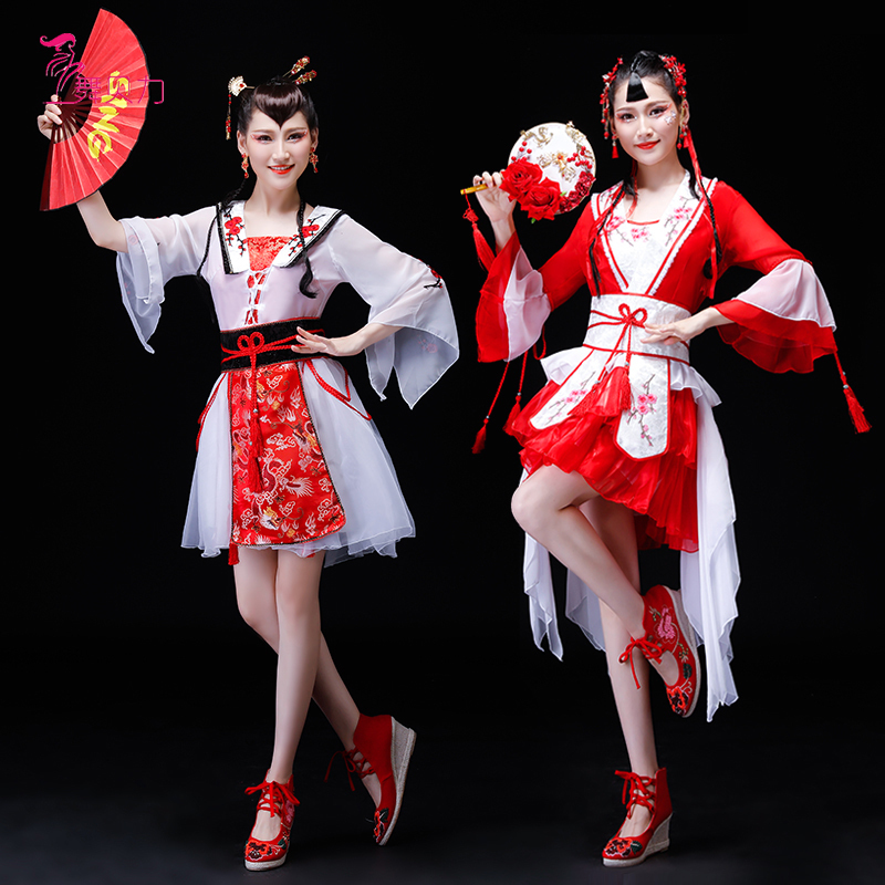 寄明月舞蹈衣服红昭愿舞蹈服打歌服女团演出服舞蹈汉服女中国风|msdalam kategori Butik wanita / wanita, pakaian/pakaian kebangsaan/peringkat pakaian, pakaian kebangsaan/pakaian - dari Buy2taobao.com untuk memberikan perkhidmatan ejen Taobao profesional membeli