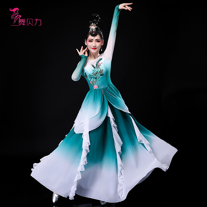 风筝误古典舞演出服纱衣中国风冰菊物语广场舞扇子舞蹈服伞舞服装|ruв категории Женская одежда, костюм/национальная одежда/театр костюм, национальная одежда/этап погрузки - от Buy2taobao.com для оказания профессиональной услуги покупки агента Taobao