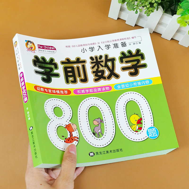 学前数学800题幼小衔接数学练习题10 20以内加减法分成算术本大班幼儿园综合训练口算题分解与组成数学思维训练应用题看图列式计算