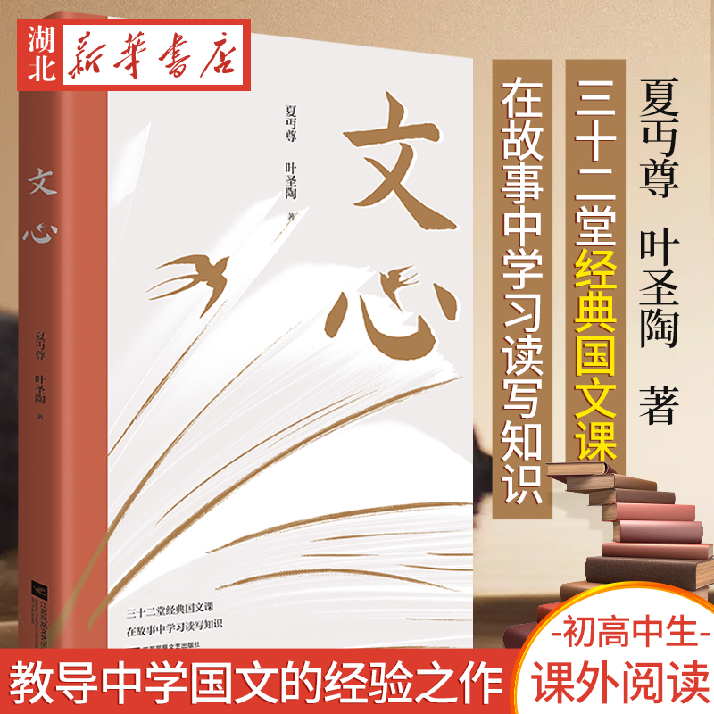 现货速发 文心 夏丏尊叶圣陶著留给我们的成长礼物教导中学国文的经验之作 初高中学生课外书课外阅读国文知识中学青少年课外读物