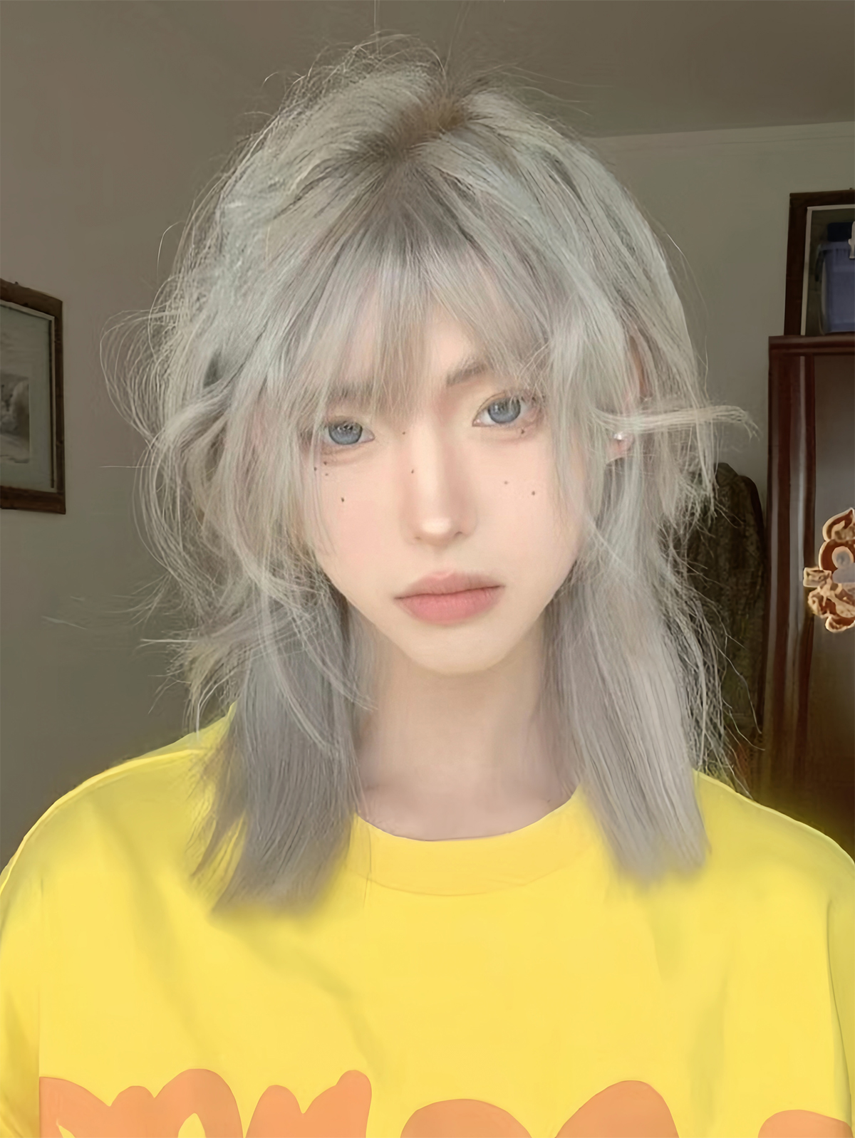 假发男复古武士头网红可扎鲻鱼头个性日系短发自拍酷帅男神全头套