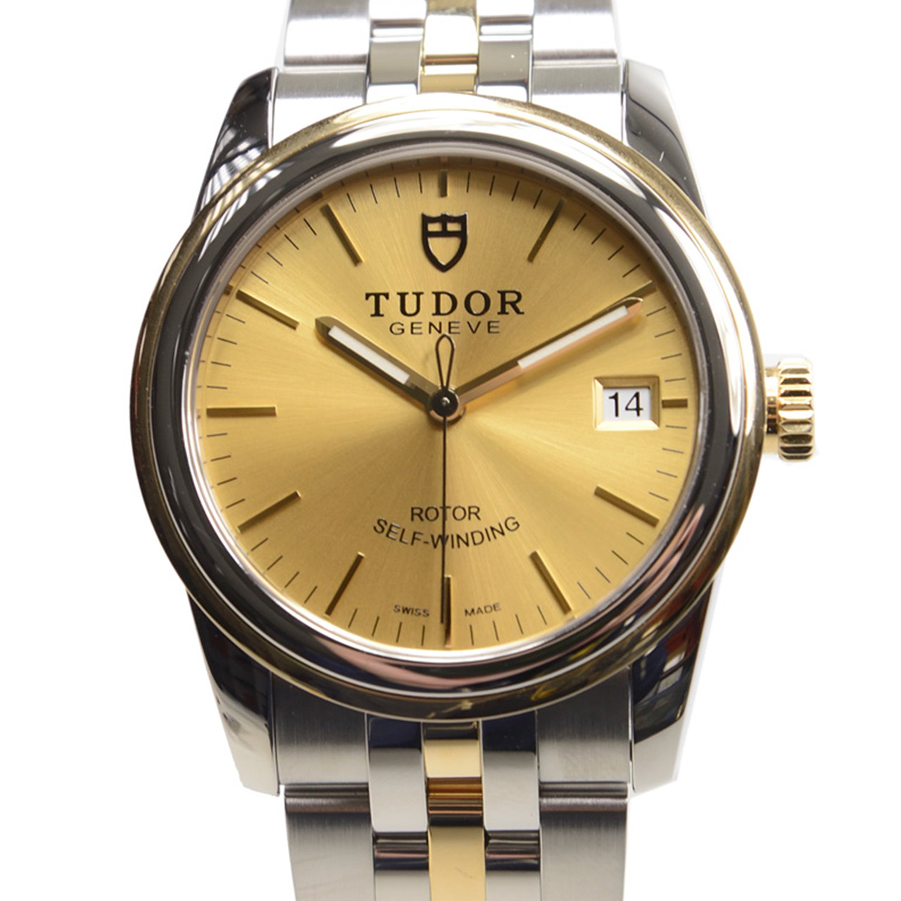 【9.9新】帝舵 骏珏系列 55003-68053 自动机械男表 王面条字