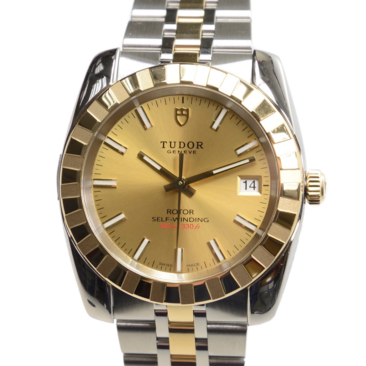 【9.9新】帝舵经典系列21013-62583自动机械男表 王面条字