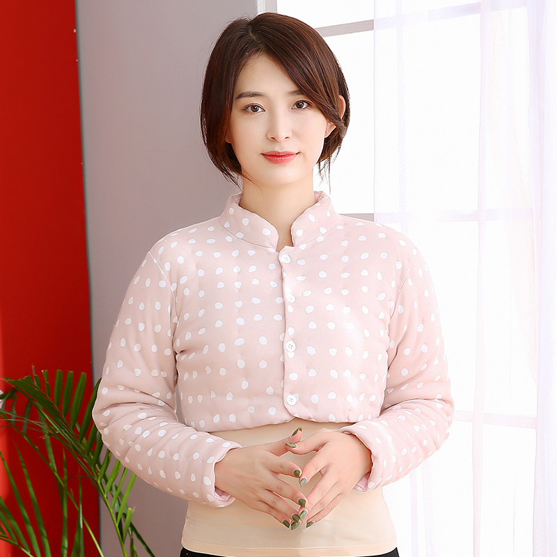 纯棉花加厚保暖女士月子孕妇护肩衣 产妇喂奶长袖护肩膀睡觉坎肩