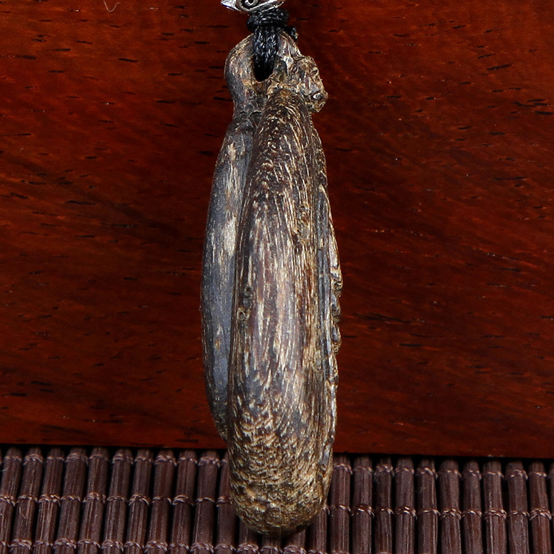 【沉水 黑油】马来沉香挂件 油脂饱满 纯手工雕刻 雕工精致