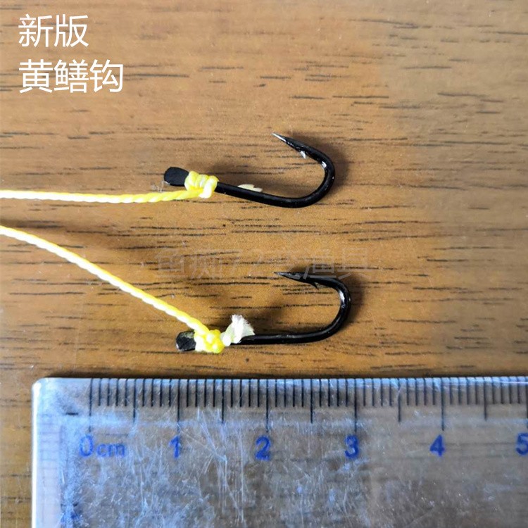钓鳝鱼带线钩子纯手工绑好的软钓钩