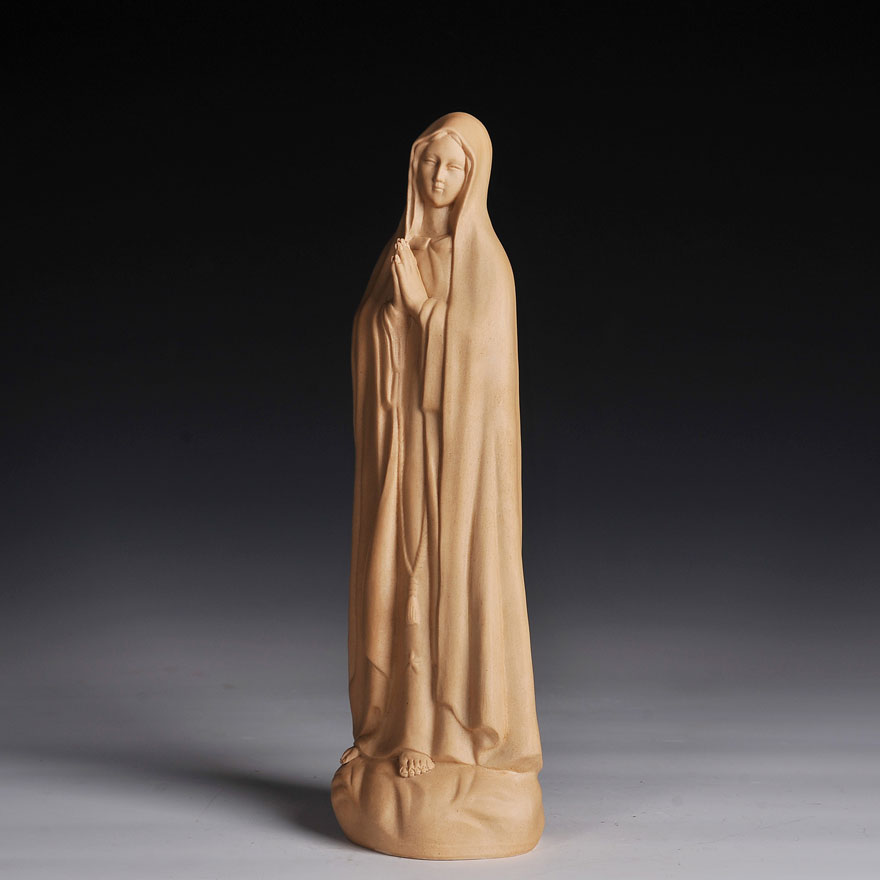 中国工艺美术大师 刘远长雕塑(1999年圣母作品)