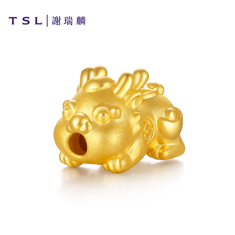 tsl谢瑞麟黄金转运貔貅转运珠宝宝平安健康足金yq719-xj698