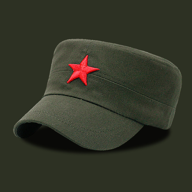 一折军帽男 五角星 秋季