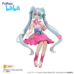 预定哔哩哔哩FuRyu 泡面压VOCALOID初音未来波斯菊花仙子景品手办