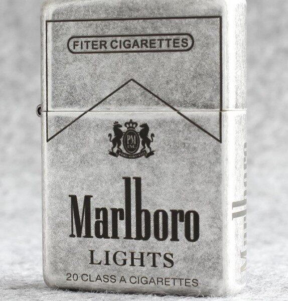 zippo古银万宝路