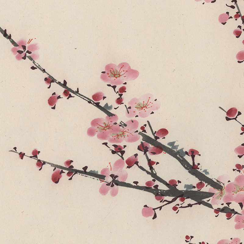 荣宝斋早期木版水印 董寿平《梅花》