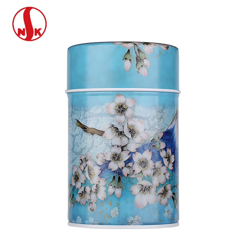 龙圣华苑 日本原产进口日东茶叶罐 NITTOH日式环保食品级镀锡茶盒