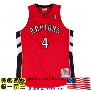 nba多伦多猛龙【美国代购】authentic球员版03-04赛季男球衣-波什