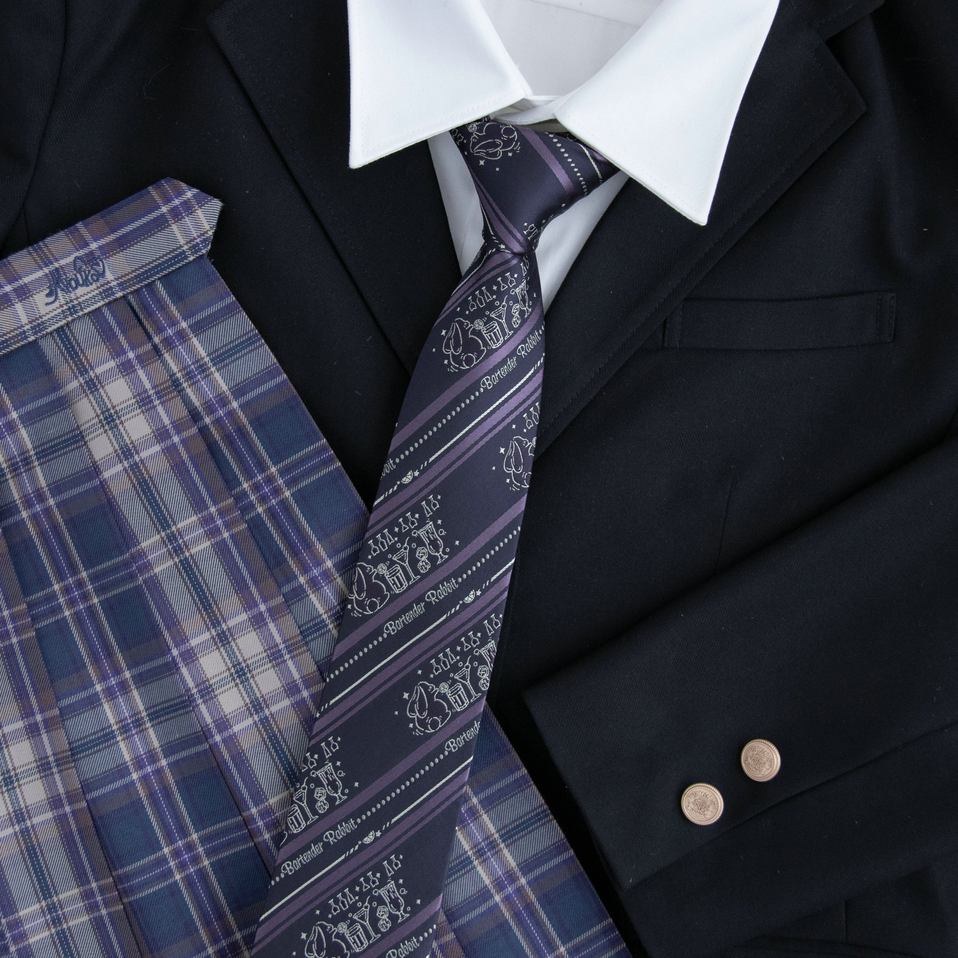 【潘特维拉】酒保兔 原创设计jk/dk制服日系领带配件衬衫小物配饰