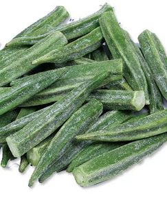 圣纳茜斯 冷冻黄秋葵条1kg整根 凉拌 清蒸 烧烤日料凉菜