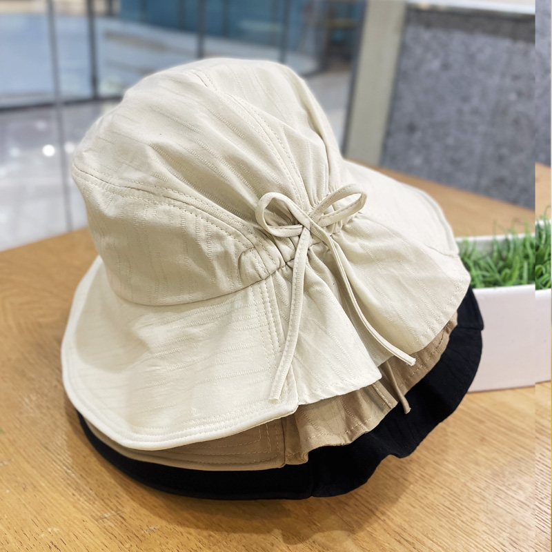 夏季遮阳渔夫帽子女韩版时尚防晒可折