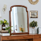 加安加丽欧式复古实木镜子卧室化妆镜壁挂墙面装饰浴室中古梳妆镜