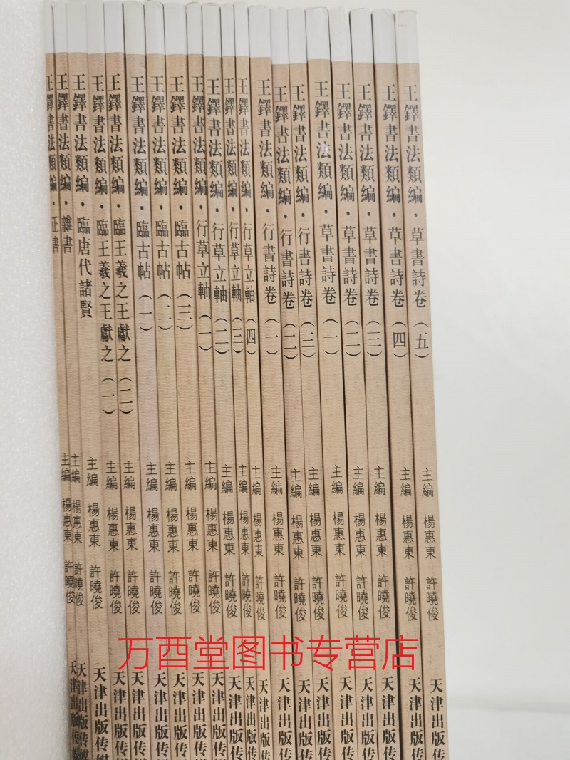 【散装全20册】王铎书法类编 行书草书诗卷 行草立轴 临王羲之王献之一二三四五 临唐代诸贤 古帖 亲书 另荐 草书法帖全集八册十辑