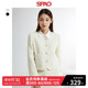 SPAO韩国同款2024年春季新款女士时尚圆领长袖夹克外套SPJKE23W03