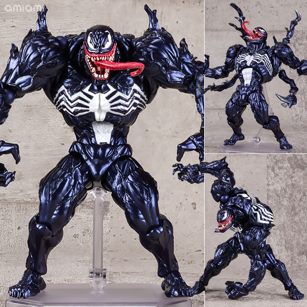 海洋堂 amazing 山口式 漫威系列 毒液 venom 可动手办日版