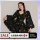 CHENSHOP设计师ESTER HSU时尚简约复古少女宫廷袖抹胸连衣裙新品