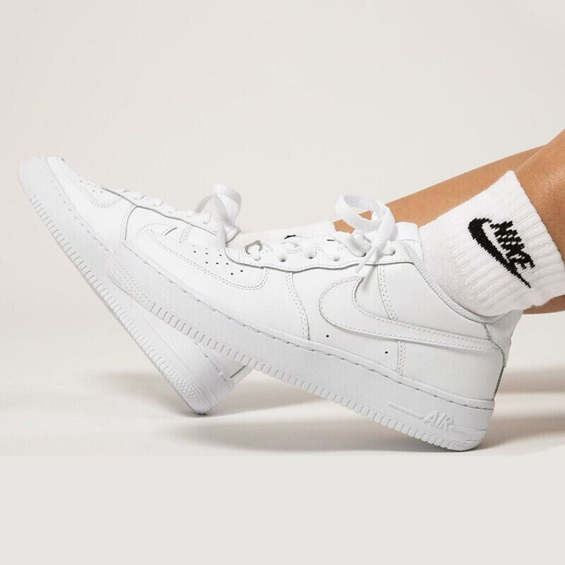 nike耐克女鞋air force 1 af1纯白低帮空军一号板鞋dd8959-100