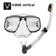 威带夫Vdive浮潜三宝装备 潜水镜全干式呼吸管套装 游泳训练面镜