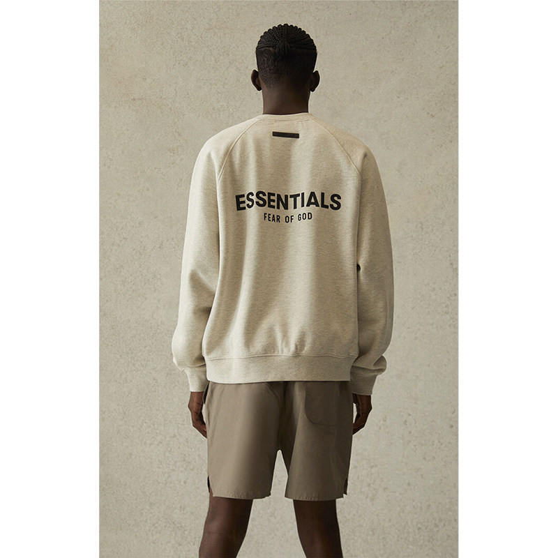 fog复线essentials21新款fearofgod背后字母印花圆领套头卫衣