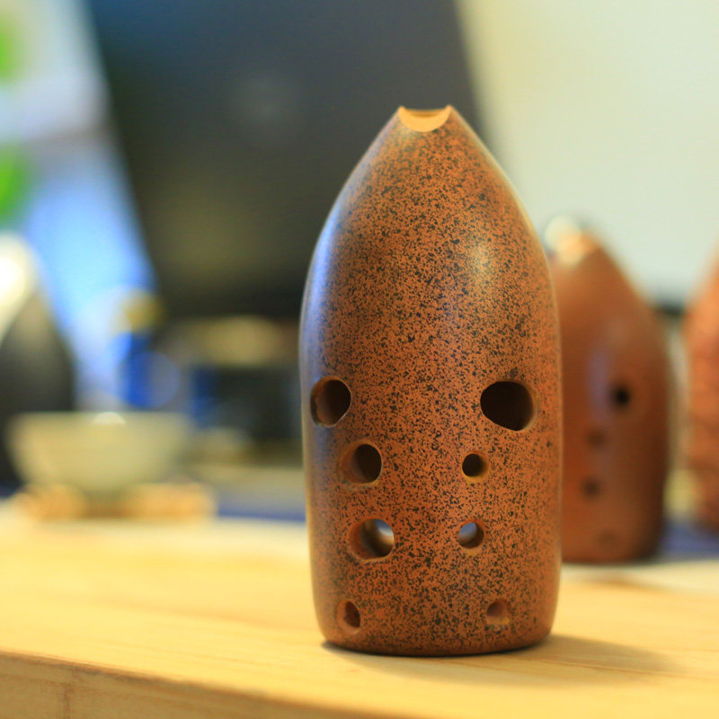 冯氏十孔10孔宽音域高3咪演奏陶埙