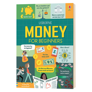 初学者的金钱学 英文原版 Money for Beginners 货币知识百科 树立正确的金钱消费观 儿童金融知识理财启蒙书 进口英语书籍英文版