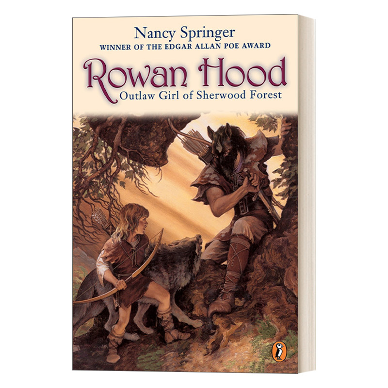 亡命徒罗宾汉 英文原版 Rowan Hood Outlaw Girl of Sherwood Forest 舍伍德森林的亡命徒女孩 儿童冒险小说 英文版 进口英语书籍