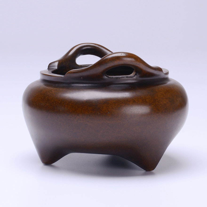 嵌桥耳乳炉 铜炉大师巧生炉 w06