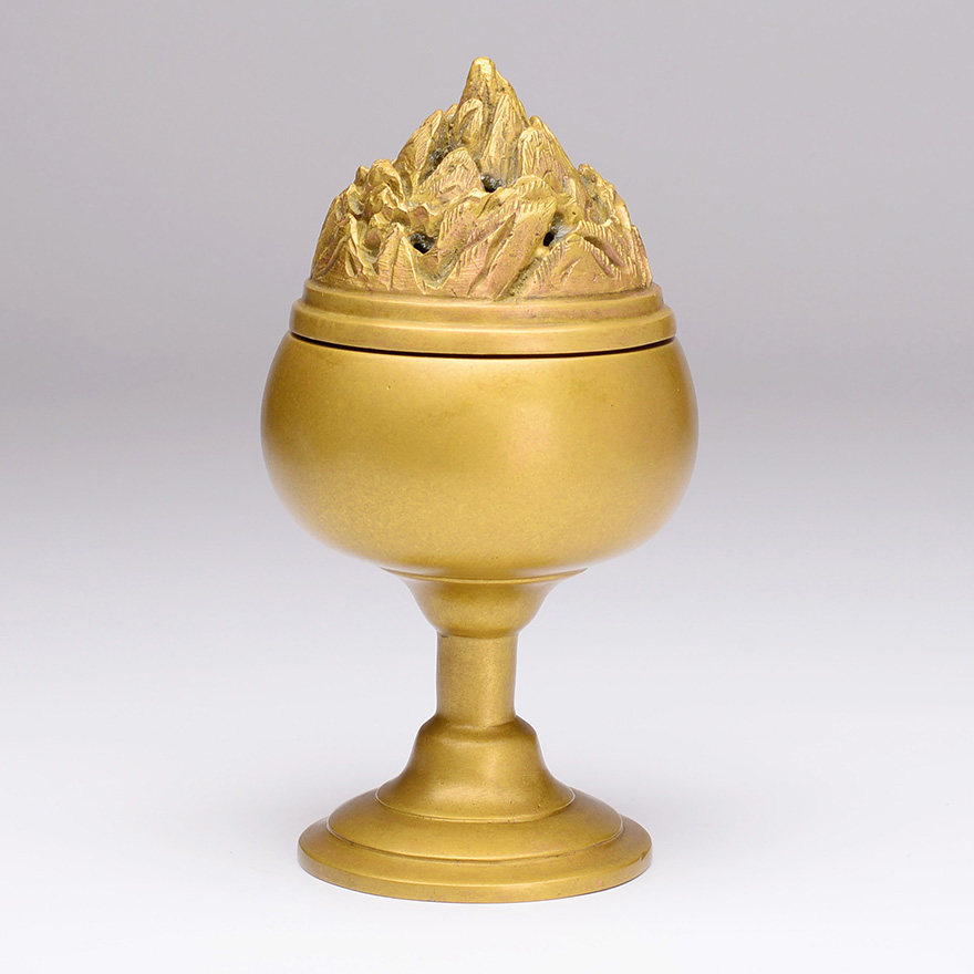 藏金色 宝焰博山炉 大师巧生炉 t25