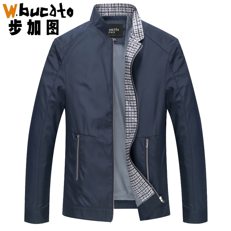 middle age man spring and autumn Thin section Jacket coat 2018 new pattern Spring Middle and old age men's wear dad Jacketin the Men's clothing, Jacket category - from Buy2taobao.com to provide professional Taobao agent buy service